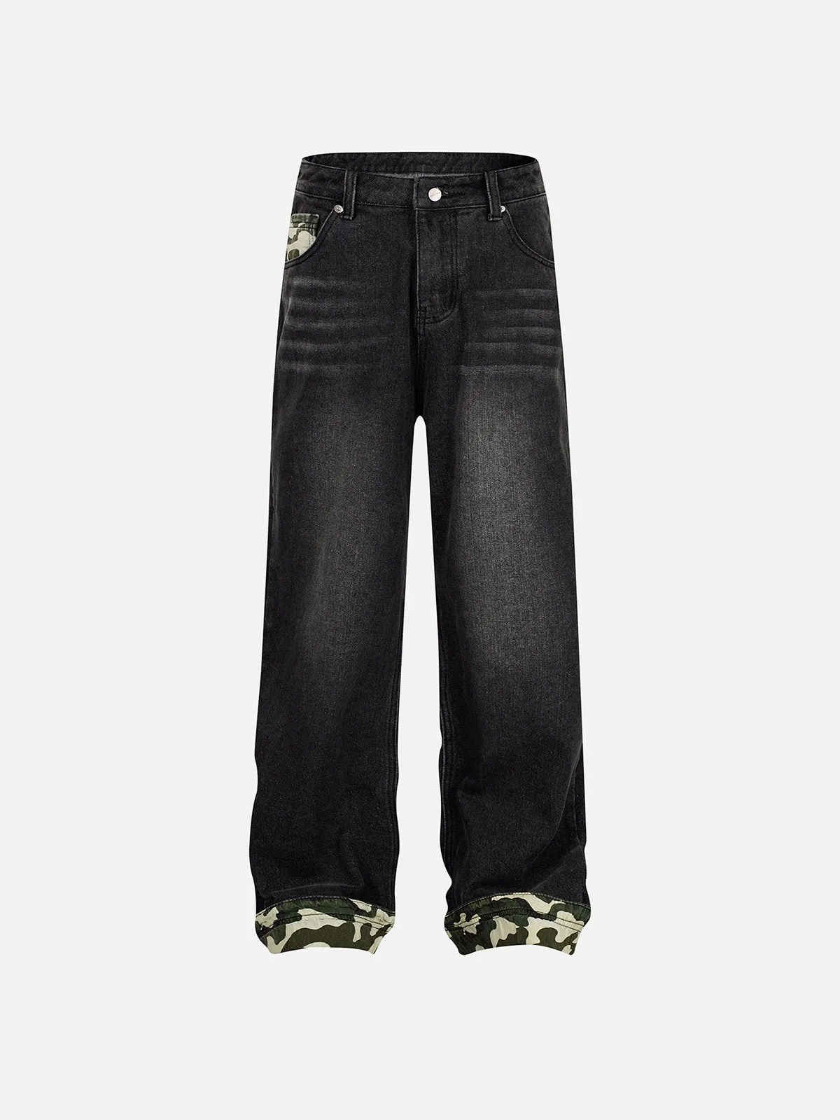 Aelfric Eden Camouflage Cuffed Jeans sold by Aelfric Eden product image thumbnail 2