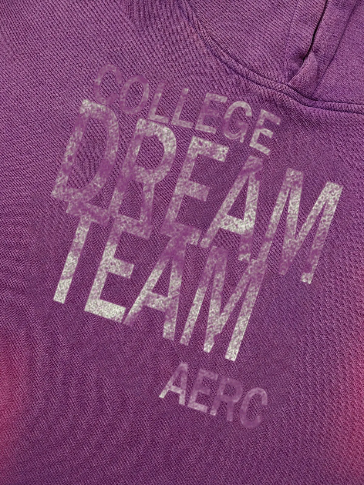 Aelfric Eden Blurring Print Cropped Washed Hoodie sold by Aelfric Eden product image thumbnail 4