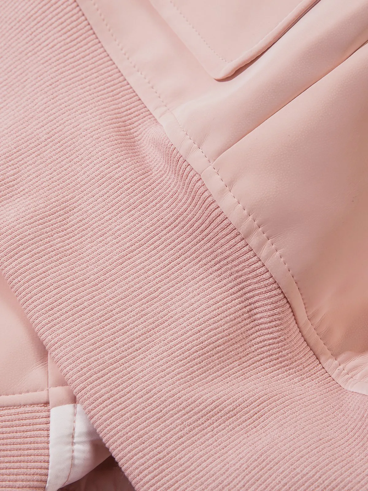 Aelfric Eden Plush Collar Suede Faux Leather Jacket sold by Aelfric Eden product image thumbnail 4