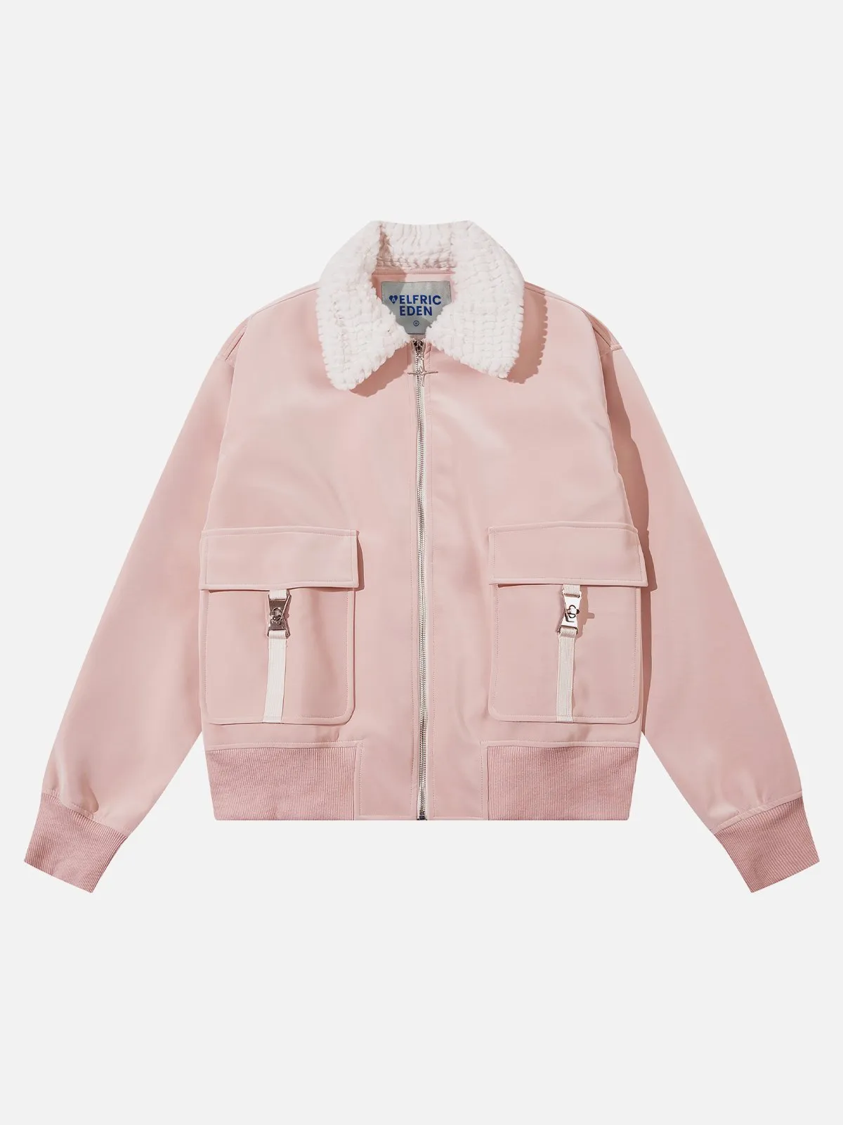 Aelfric Eden Plush Collar Suede Faux Leather Jacket sold by Aelfric Eden