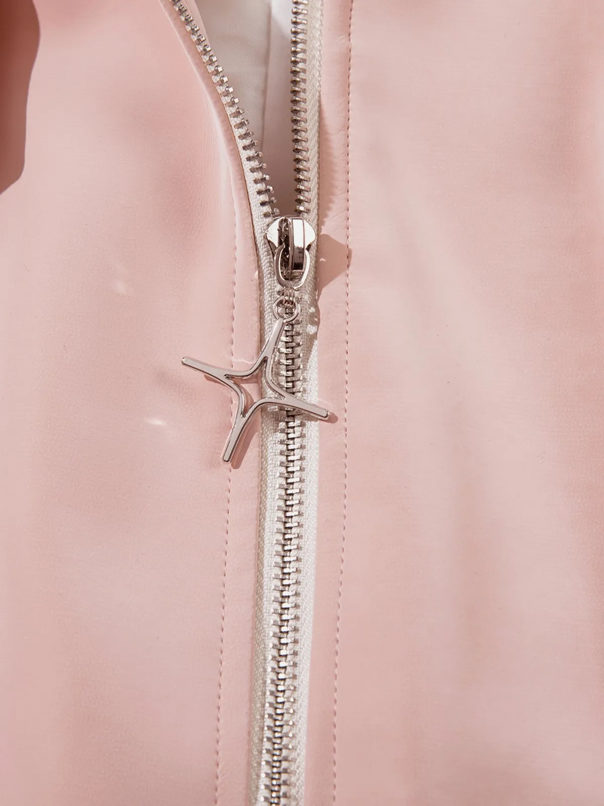 Aelfric Eden Plush Collar Suede Faux Leather Jacket sold by Aelfric Eden product image thumbnail 5