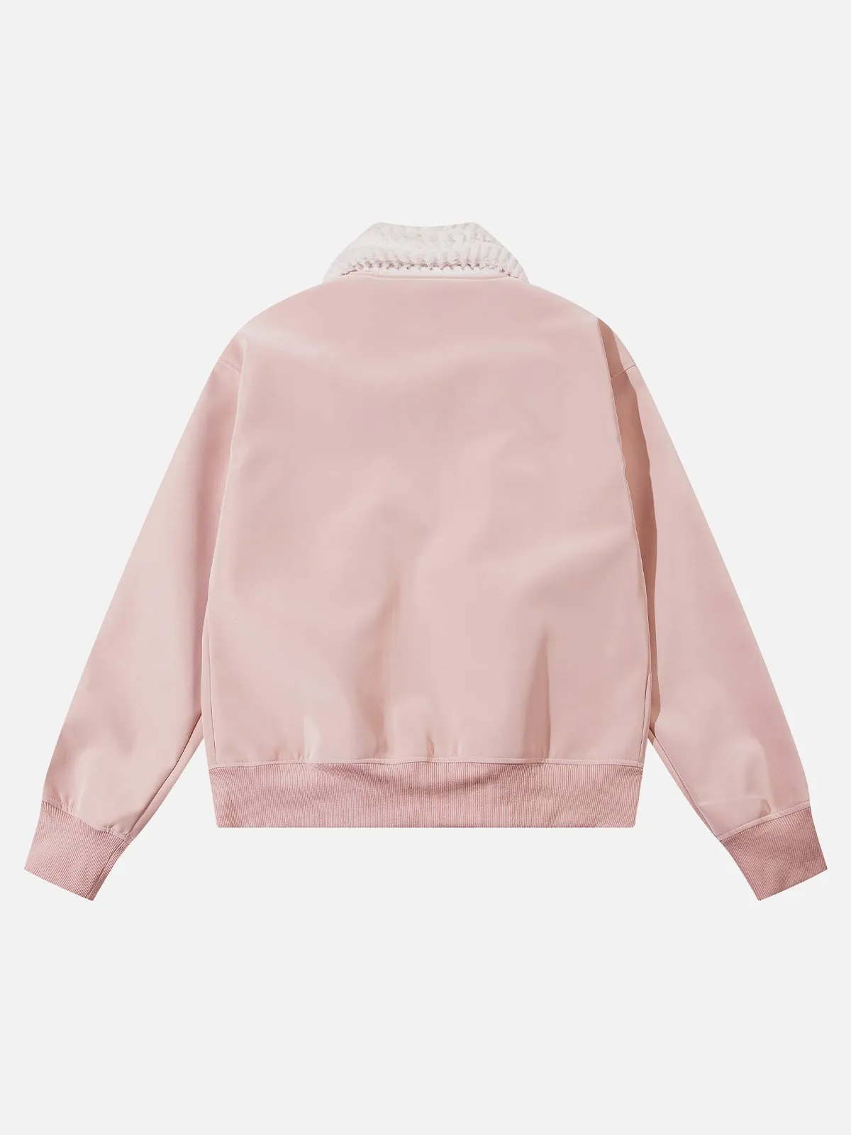 Aelfric Eden Plush Collar Suede Faux Leather Jacket sold by Aelfric Eden product image thumbnail 3