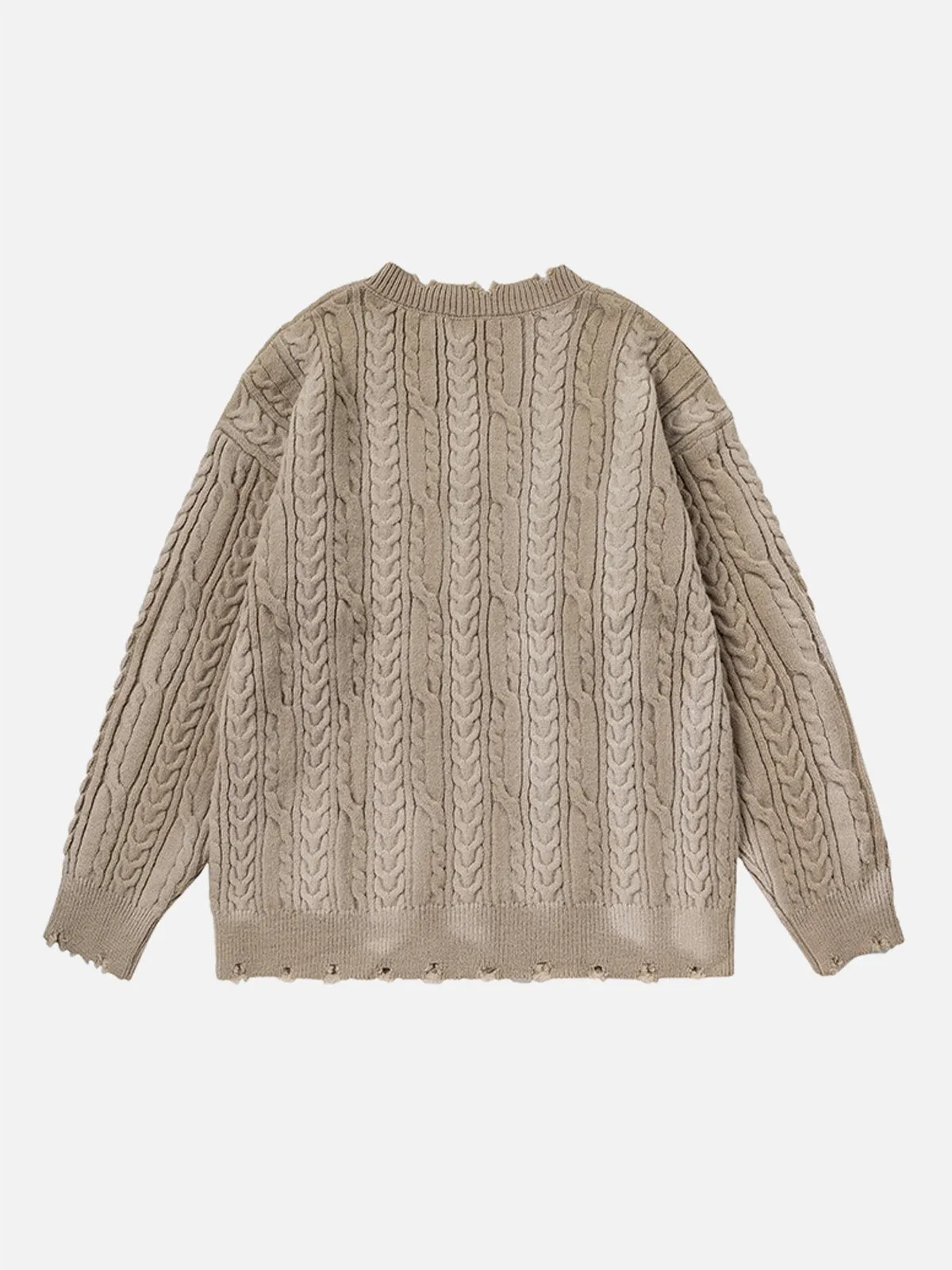 Aelfric Eden Solid Gradient V-Neck Sweater sold by Aelfric Eden product image thumbnail 4