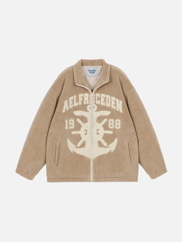 Aelfric Eden Ship Anchor Polar Fleece Coat sold by Aelfric Eden