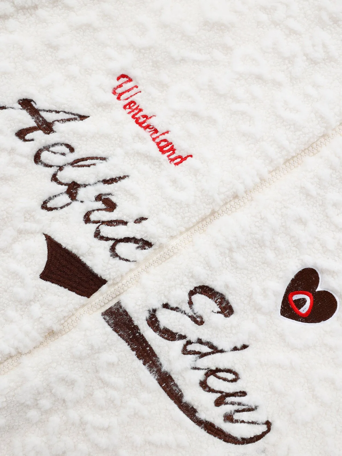 Aelfric Eden Leopard Print Patchwork Sherpa Coat sold by Aelfric Eden product image thumbnail 4