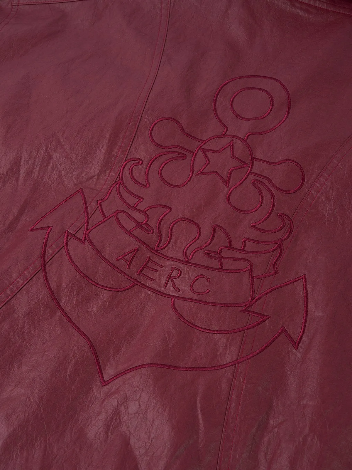 Aelfric Eden Asymmetrical Zip Up Faux Leather Jacket sold by Aelfric Eden product image thumbnail 5