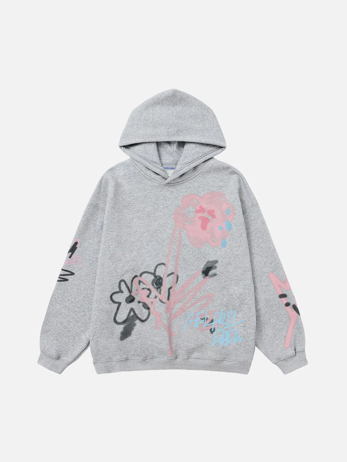 Aelfric Eden Oversized Cartoon Graffiti Hoodie sold by Aelfric Eden