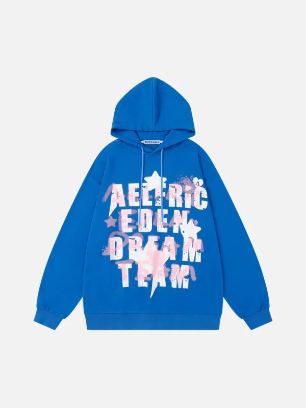 Aelfric Eden Graffiti Print Hoodie sold by Aelfric Eden