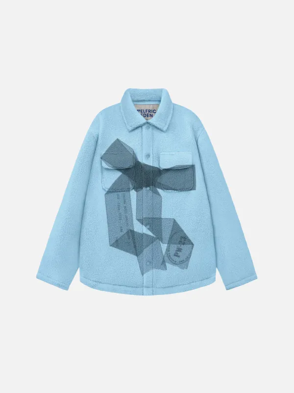 Aelfric Eden Bow Sherpa Coat sold by Aelfric Eden