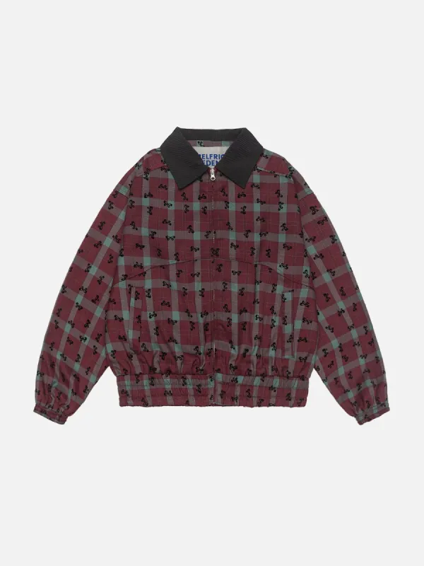 Aelfric Eden Plaid Bow Jacket sold by Aelfric Eden