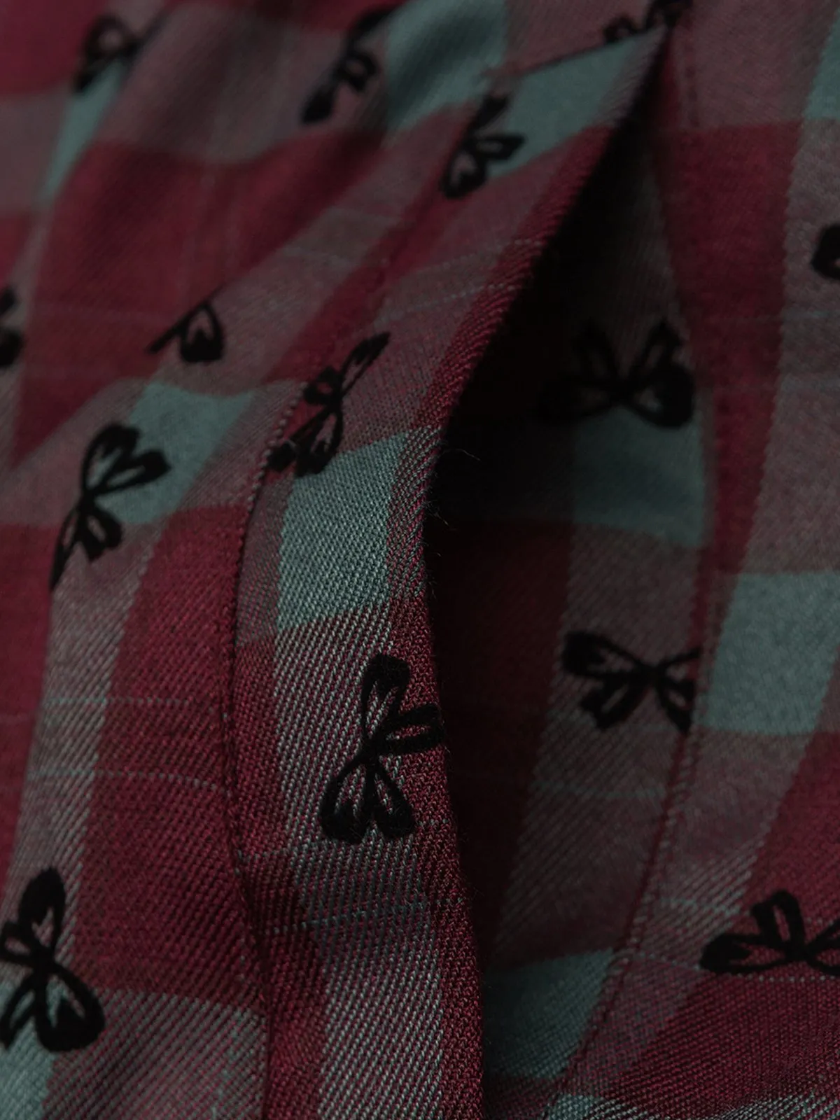 Aelfric Eden Plaid Bow Jacket sold by Aelfric Eden product image thumbnail 3