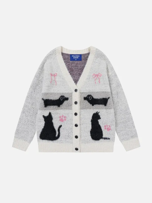 Aelfric Eden Animal Graphic Cardigan sold by Aelfric Eden