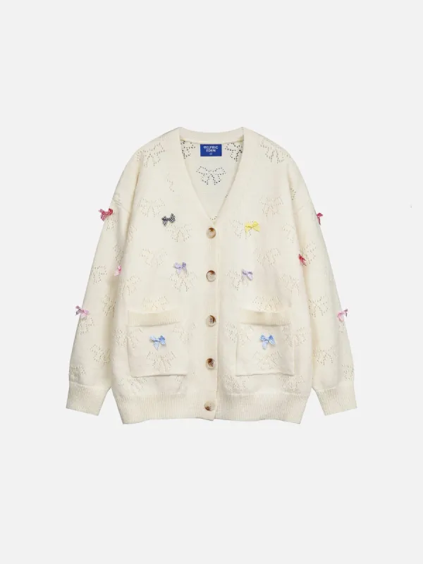 Aelfric Eden Colorful Bow Cardigan sold by Aelfric Eden