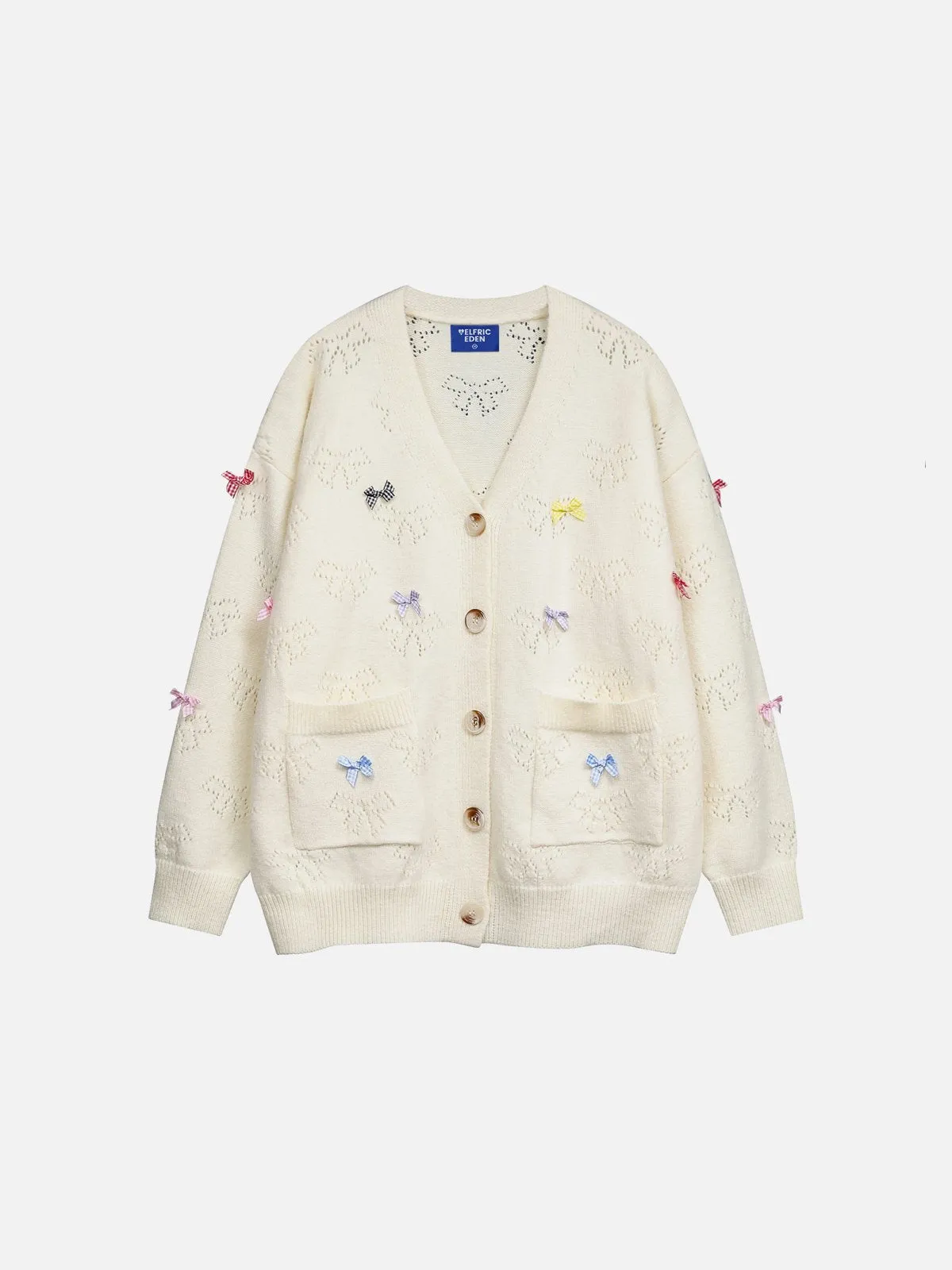 Aelfric Eden Colorful Bow Cardigan sold by Aelfric Eden