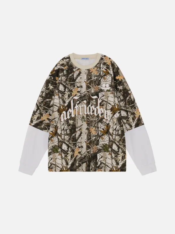 Aelfric Eden Camo Patchwork Sweatshirt sold by Aelfric Eden