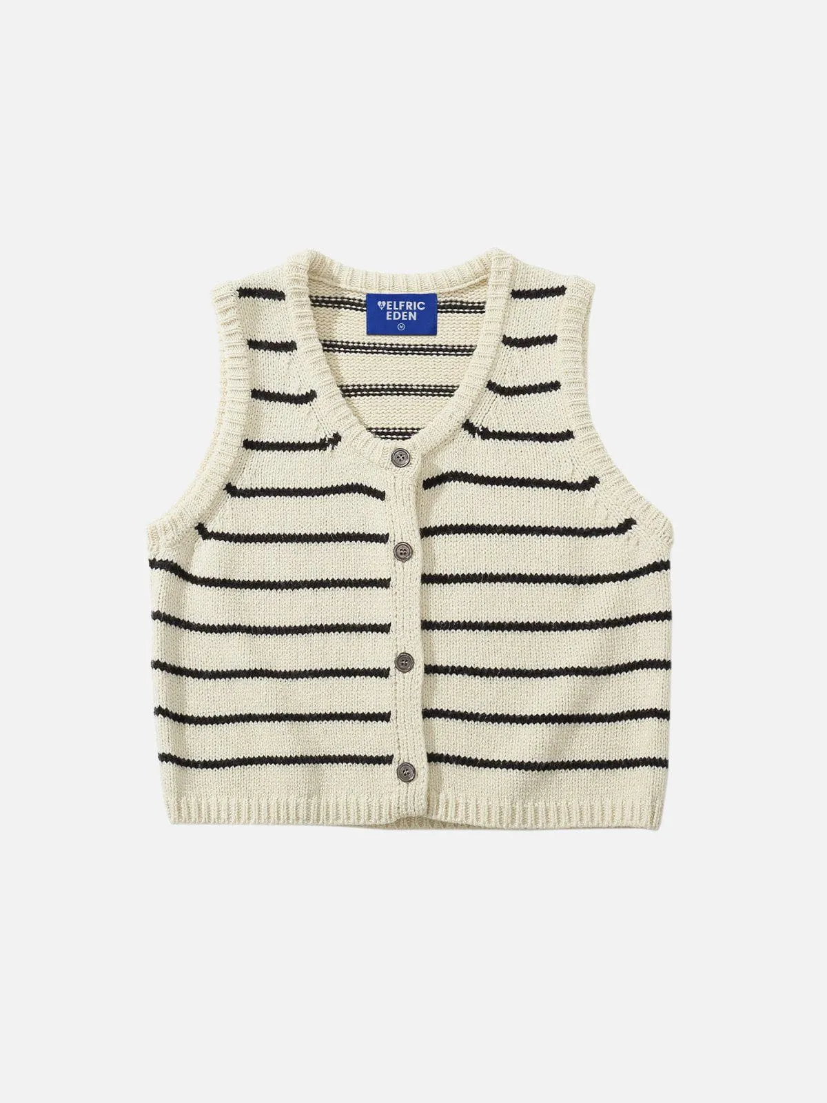 Aelfric Eden Stripe Wool Sweater Vest sold by Aelfric Eden product image thumbnail 3