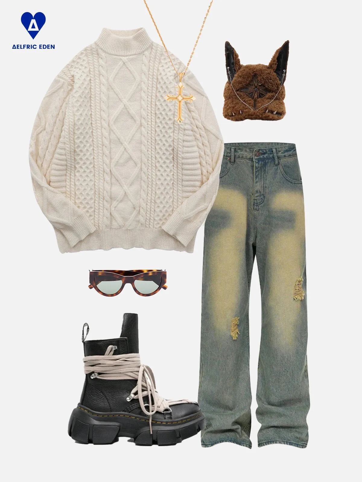 Aelfric Eden Basic Turtleneck Sweater sold by Aelfric Eden product image thumbnail 3