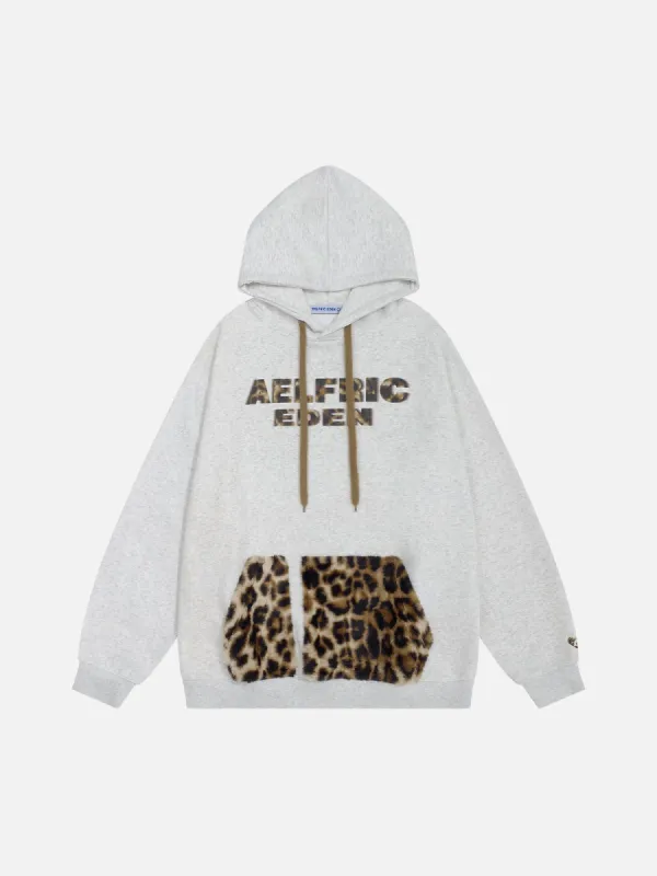 Aelfric Eden Oversized Leopard Hoodie sold by Aelfric Eden