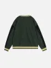 Aelfric Eden Color Blocking Suede Sweatshirt sold by Aelfric Eden