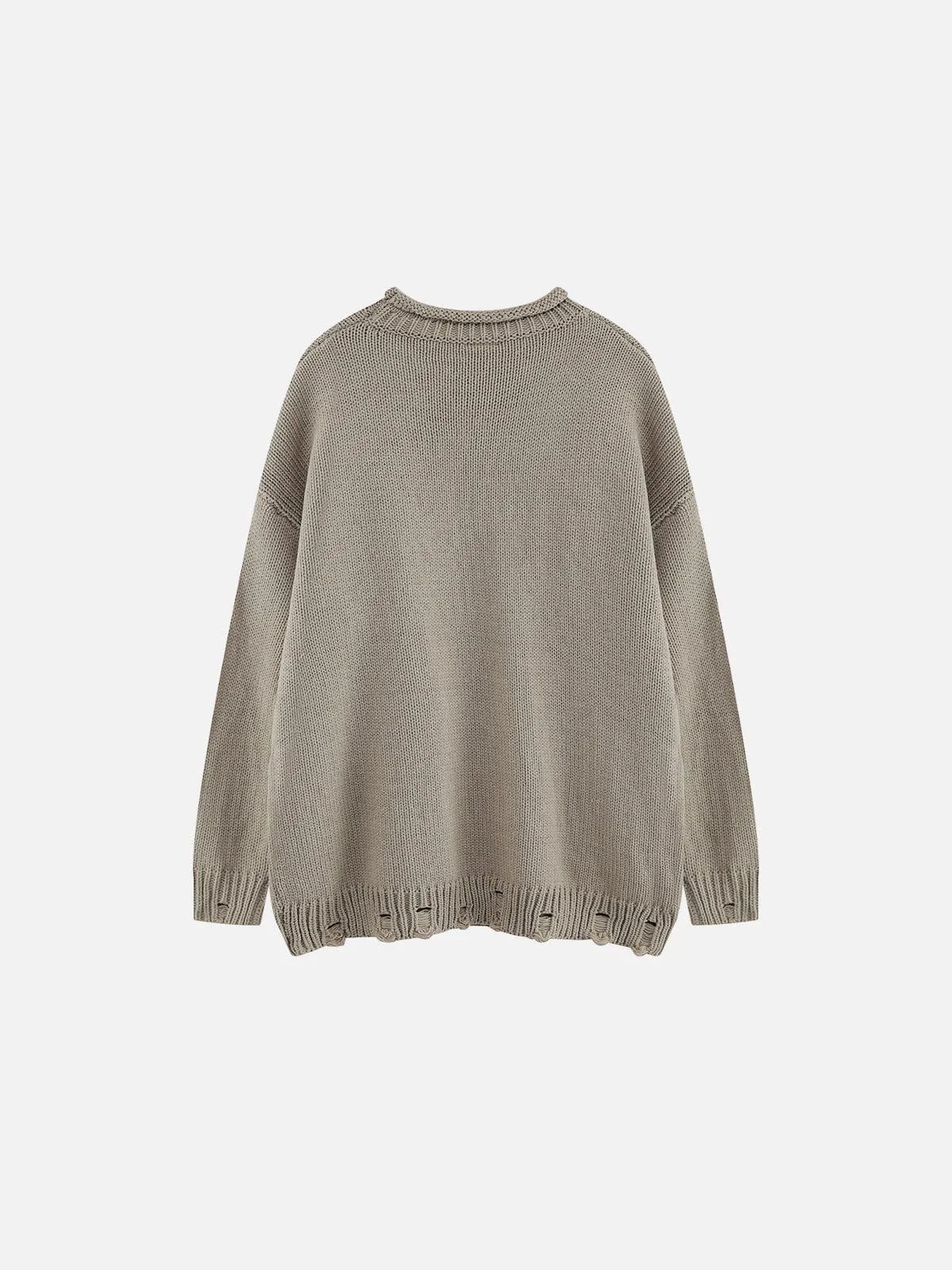 Aelfric Eden Tassel Heart Distressed Sweater sold by Aelfric Eden product image thumbnail 3