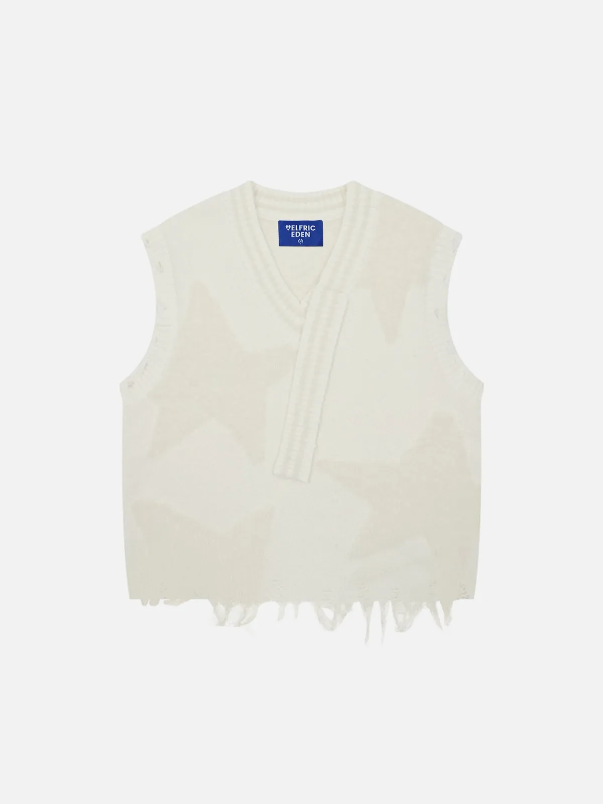Aelfric Eden Star Graphic V-Neck Sweater Vest sold by Aelfric Eden