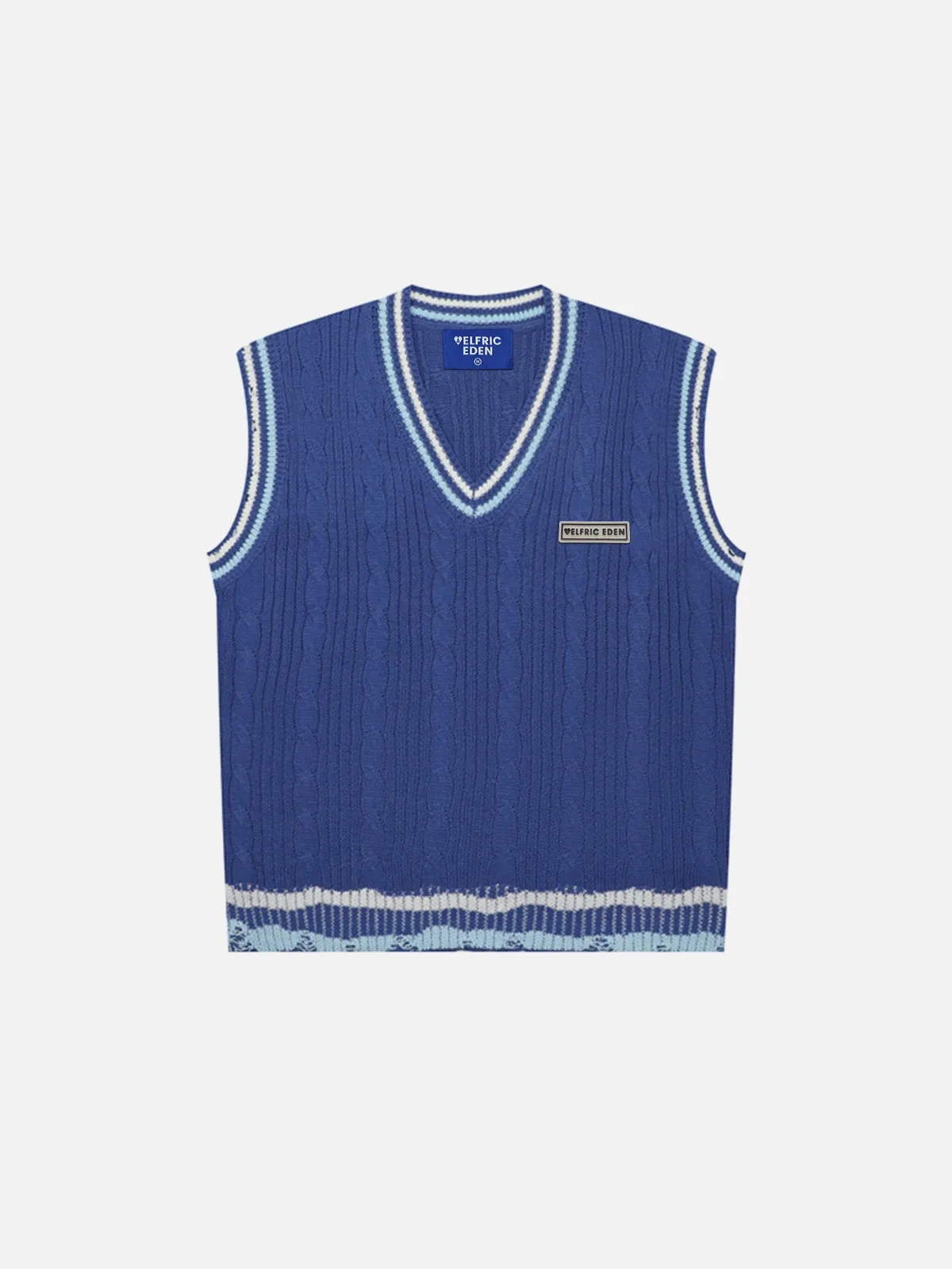 Aelfric Eden Color Blocking V-Neck Sweater Vest sold by Aelfric Eden