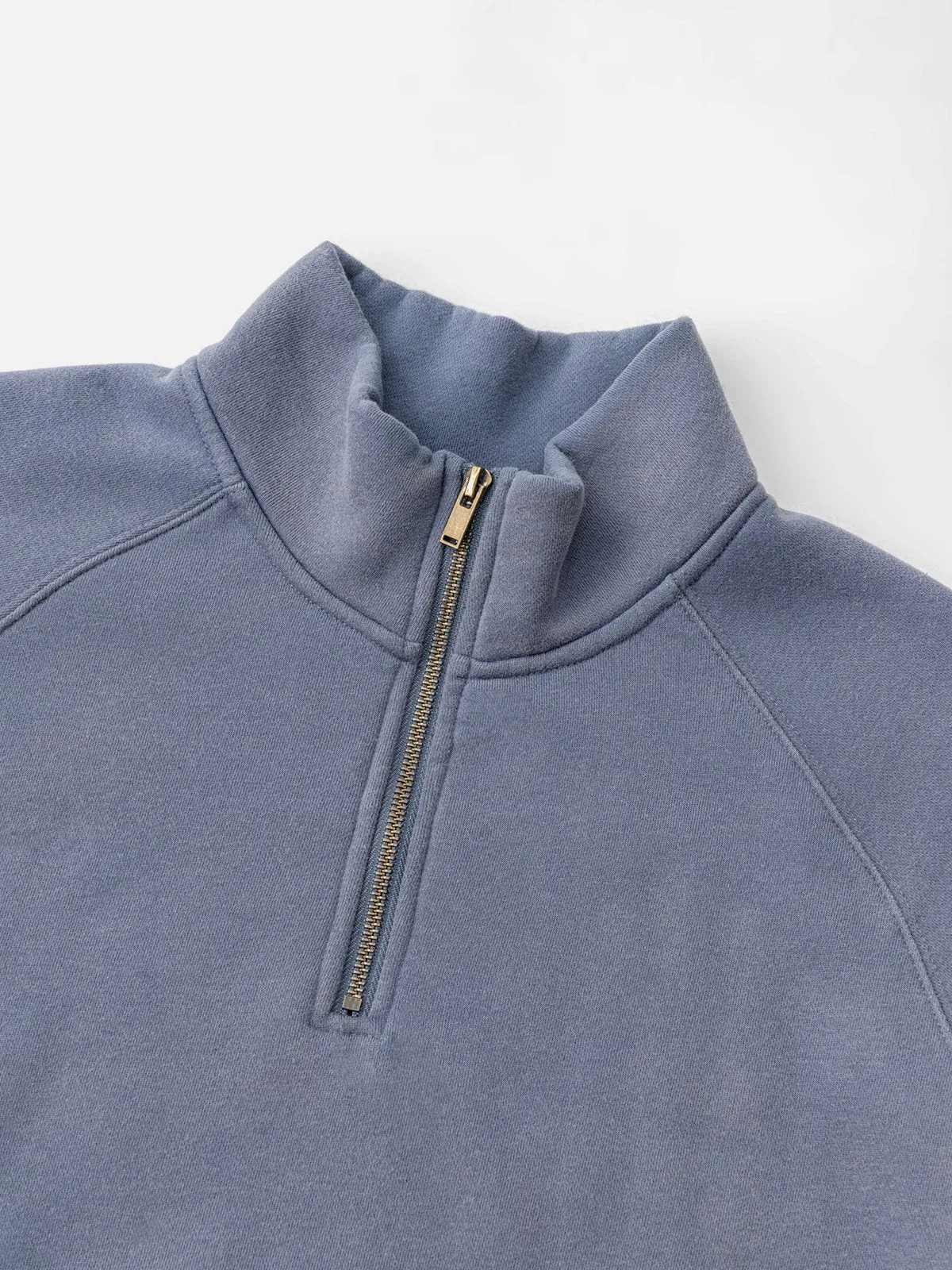 Aelfric Eden Basic Washed Half Zip Up Sweatshirt sold by Aelfric Eden product image thumbnail 5