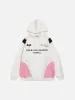 Aelfric Eden Color Blocking Letter Print Hoodie sold by Aelfric Eden