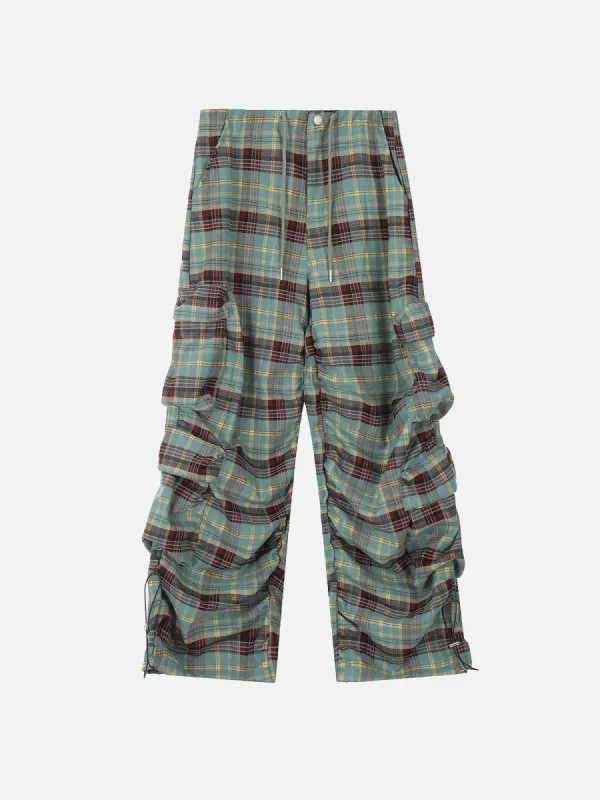 Aelfric Eden Plaid Multi Pocket Cargo Pants sold by Aelfric Eden