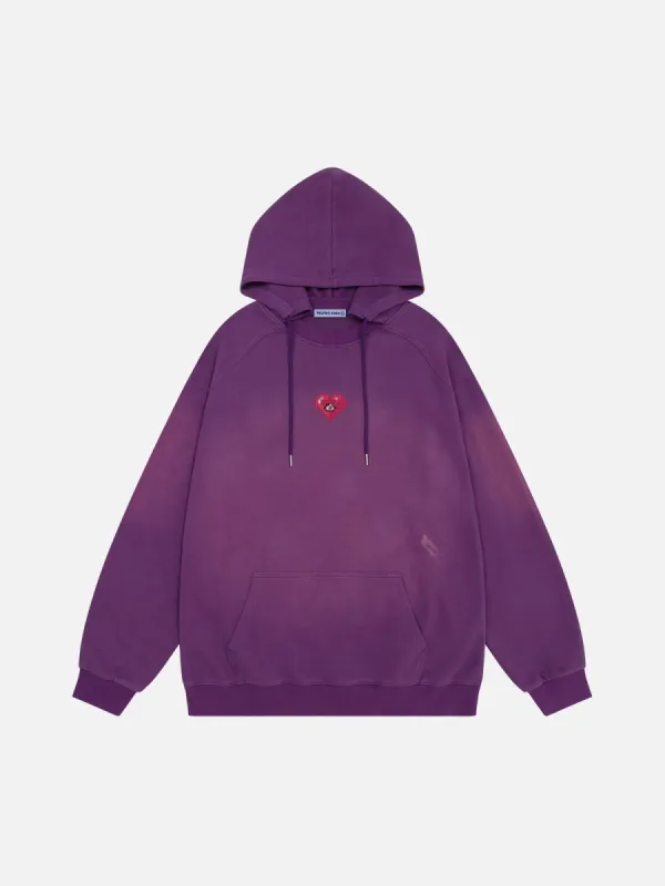 Aelfric Eden Embroidery Heartie Washed Hoodie sold by Aelfric Eden