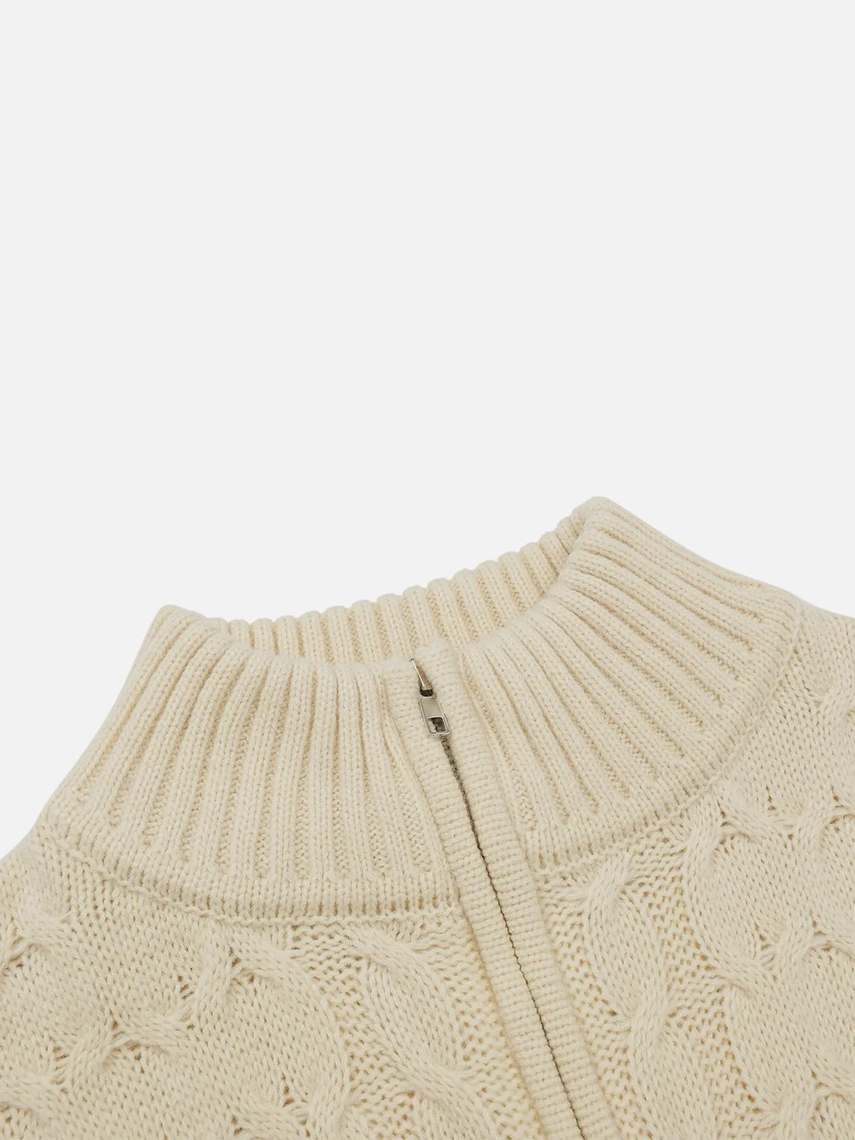 Aelfric Eden Retro 90s Zip Up Knit Cardigan sold by Aelfric Eden product image thumbnail 4