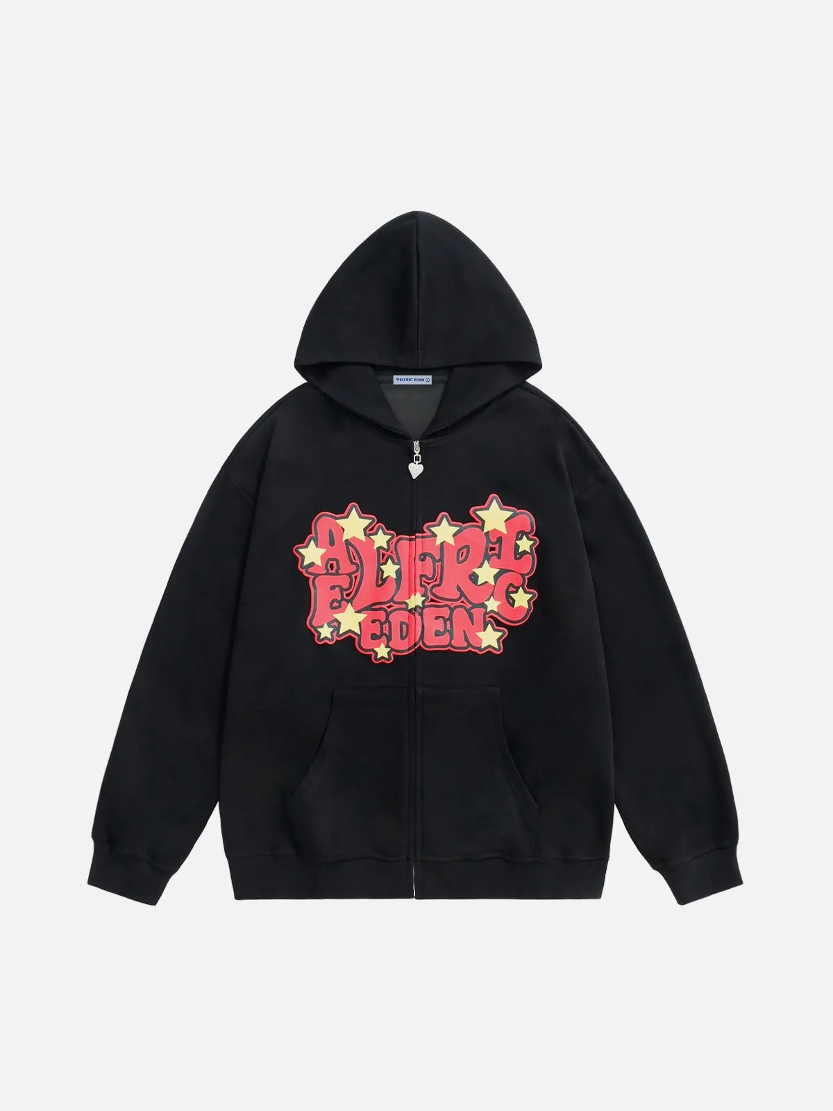 Aelfric Eden Star Foam Printing Zip Up Hoodie sold by Aelfric Eden
