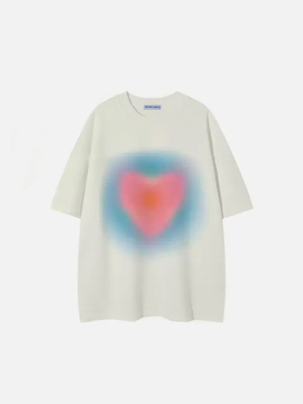 Aelfric Eden Blurry Heart Graphic Tee sold by Aelfric Eden
