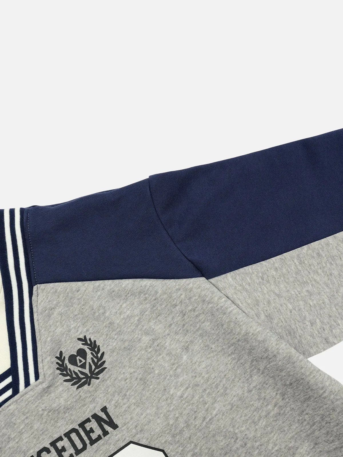 Aelfric Eden Vintage Color Blocking Print Hoodie sold by Aelfric Eden product image thumbnail 4