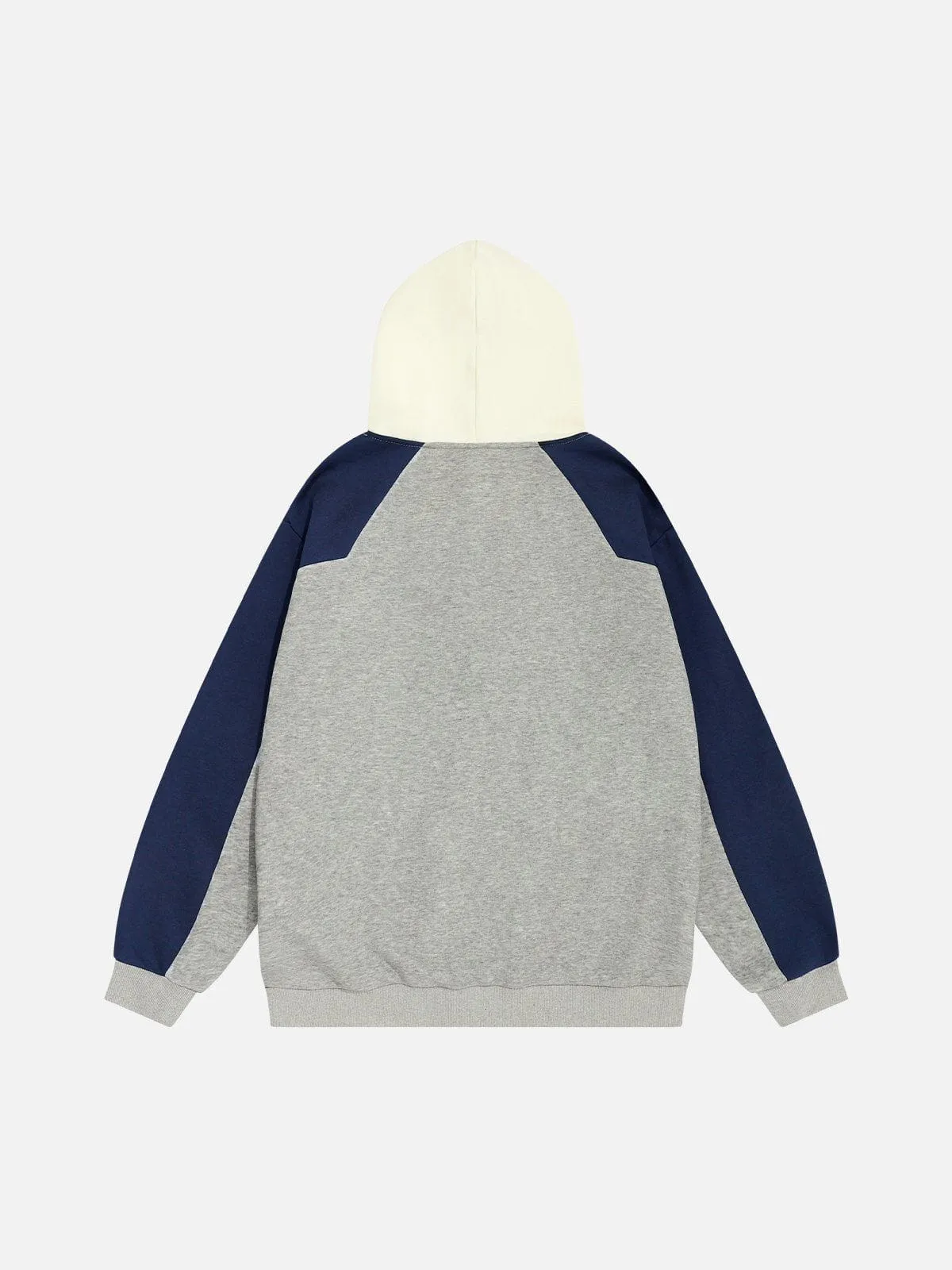 Aelfric Eden Vintage Color Blocking Print Hoodie sold by Aelfric Eden product image thumbnail 2