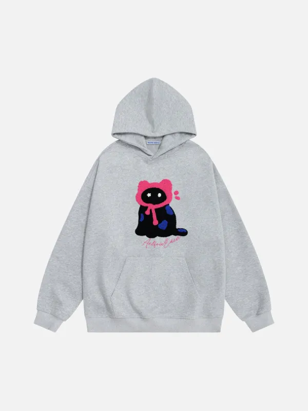 Aelfric Eden Embroidery Cat Hoodie sold by Aelfric Eden