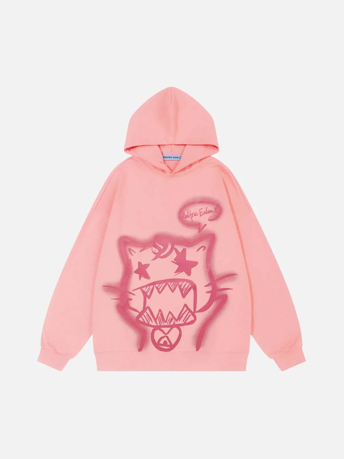 Aelfric Eden Star Cat Print Hoodie sold by Aelfric Eden