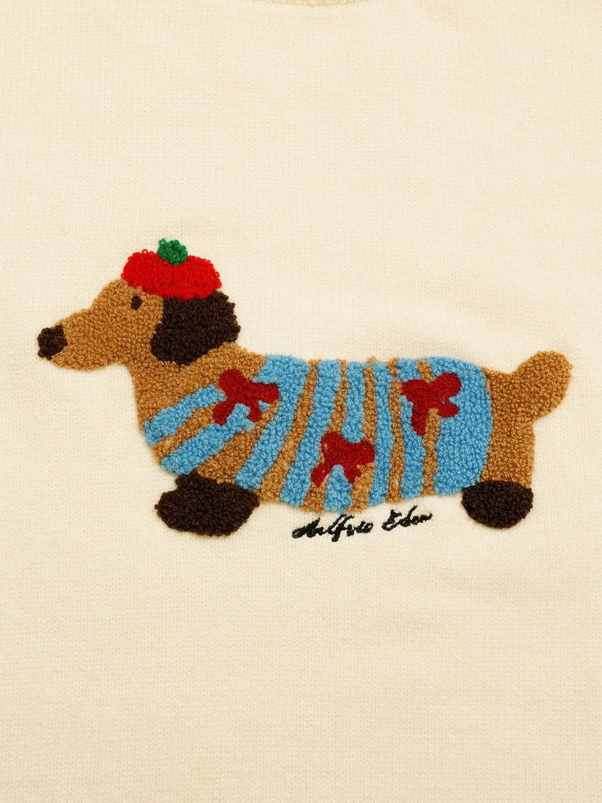 Aelfric Eden Cartoon dachshund Sweater sold by Aelfric Eden product image thumbnail 5