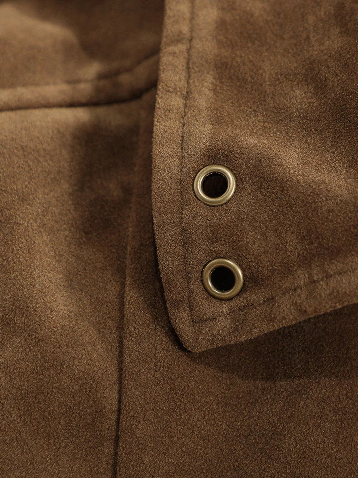 Aelfric Eden Cropped Suede Zip Up Jacket sold by Aelfric Eden product image thumbnail 4