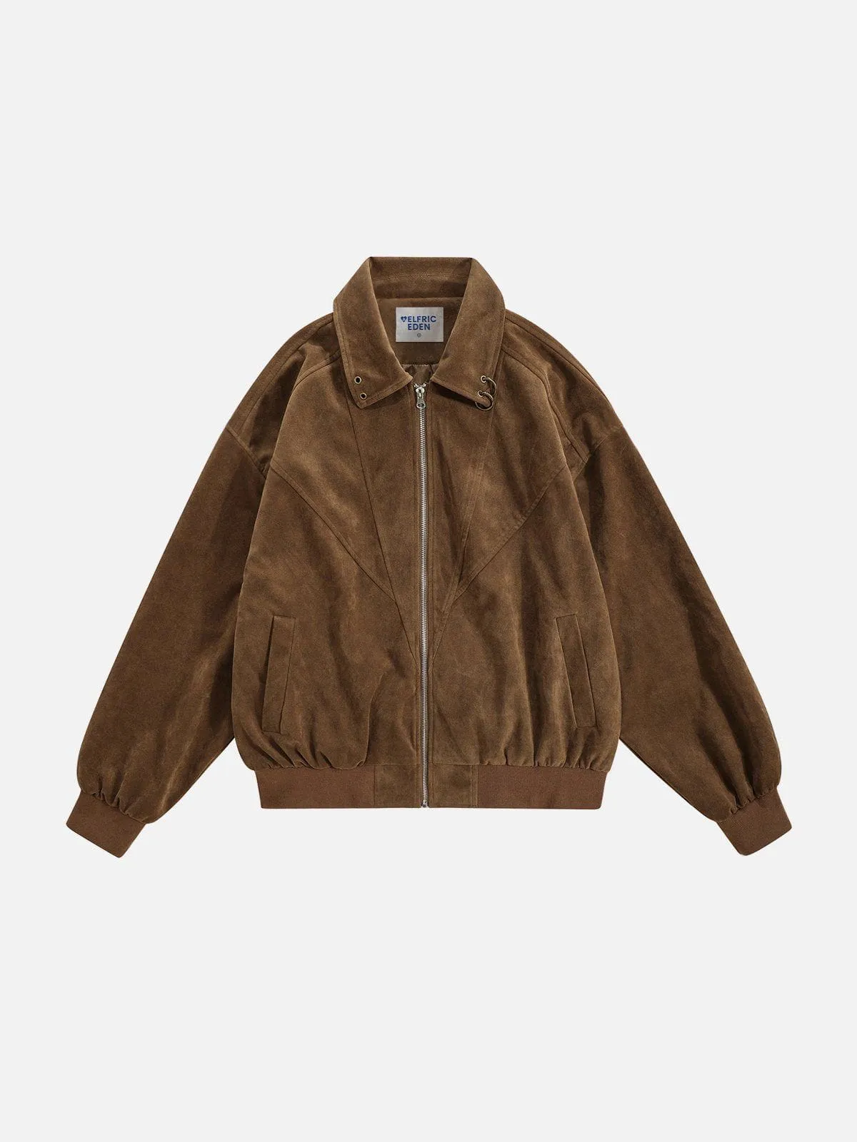 Aelfric Eden Cropped Suede Zip Up Jacket sold by Aelfric Eden
