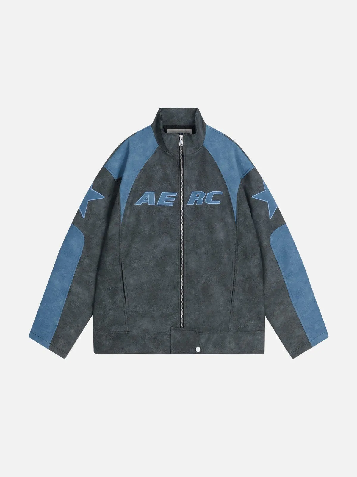 Aelfric Eden Star Graphic Cropped Racing Jacket sold by Aelfric Eden