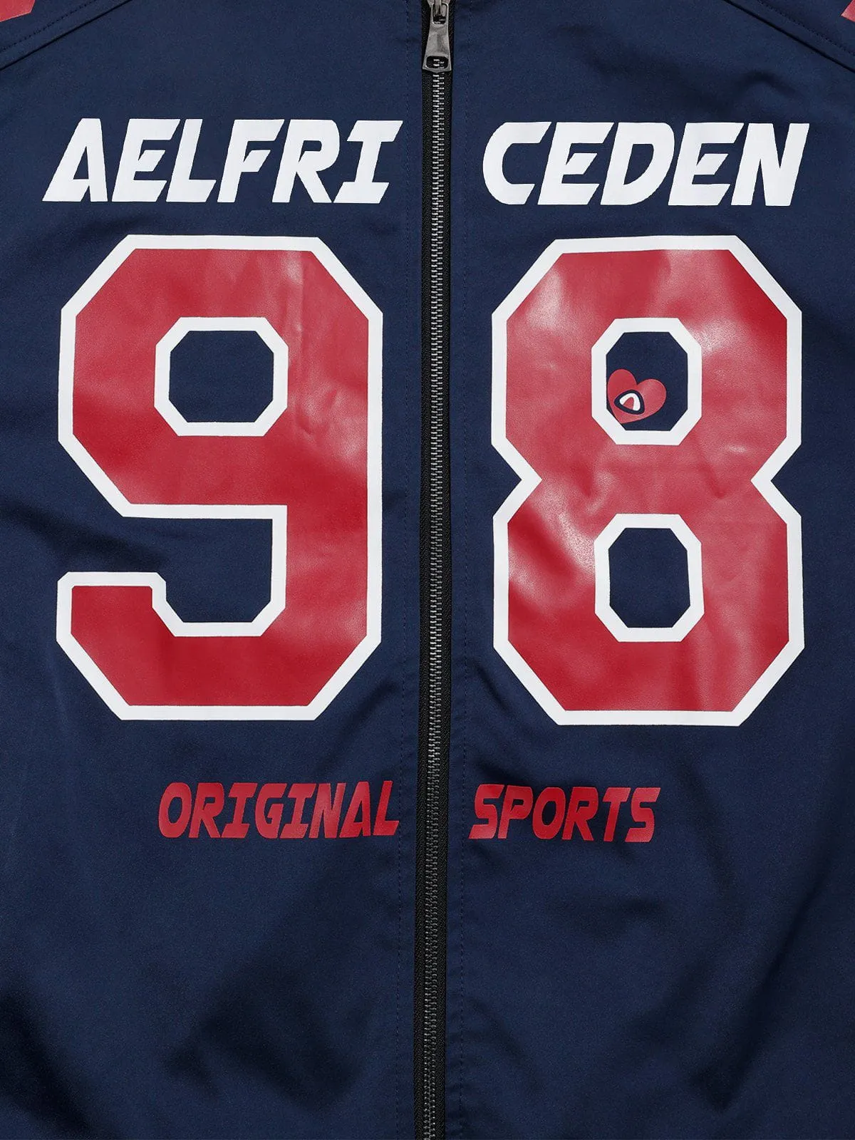 Aelfric Eden Number Star Print Varsity Jacket sold by Aelfric Eden product image thumbnail 4