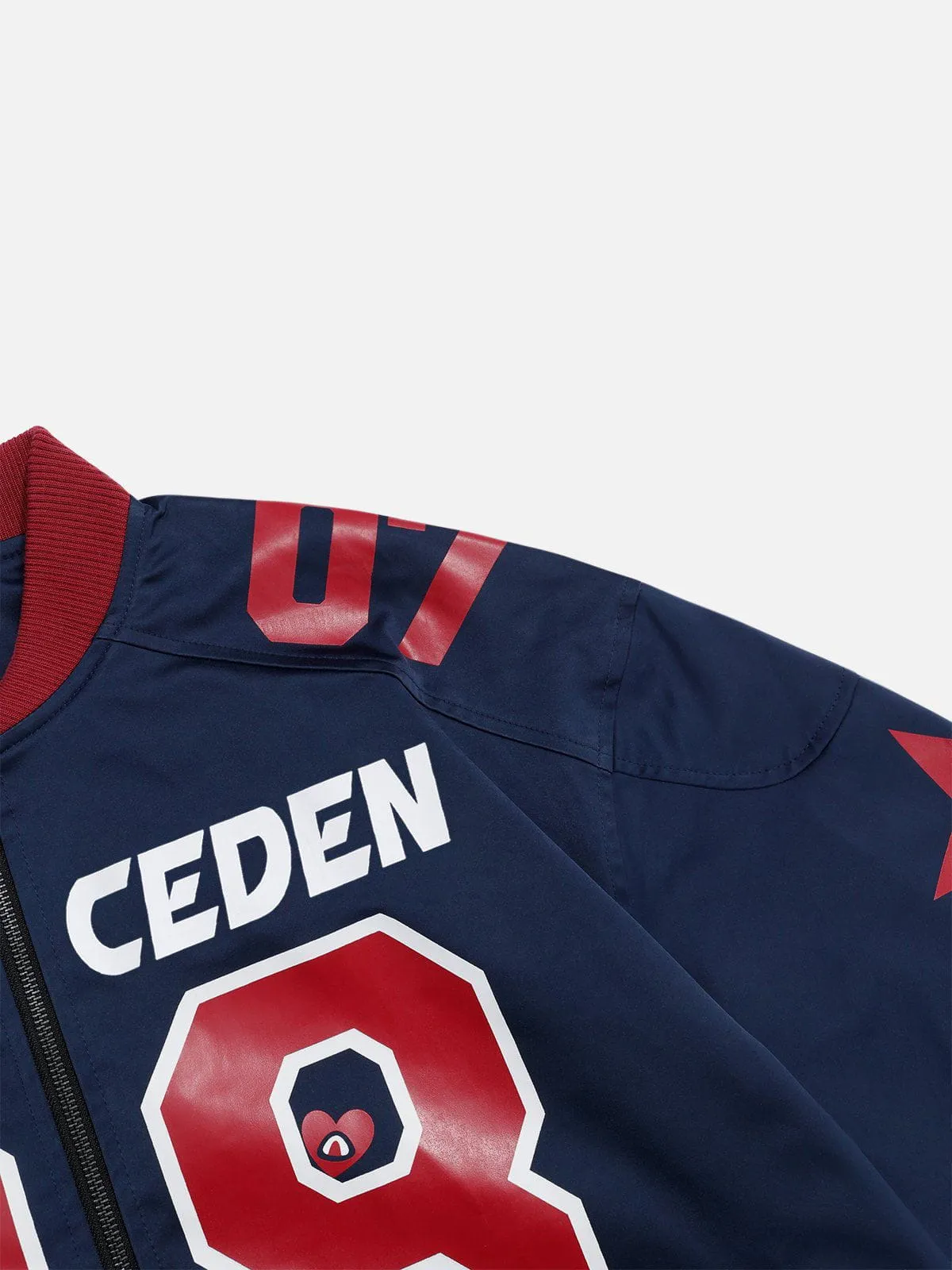 Aelfric Eden Number Star Print Varsity Jacket sold by Aelfric Eden product image thumbnail 5