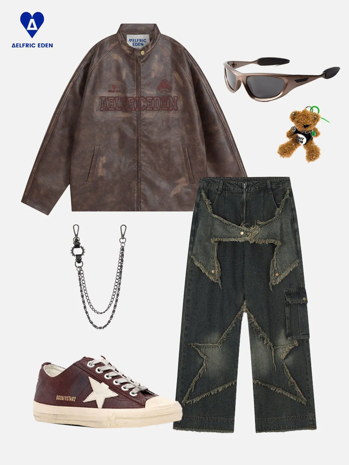 Aelfric Eden Dirt Color Embroidery Jacket sold by Aelfric Eden product image thumbnail 3