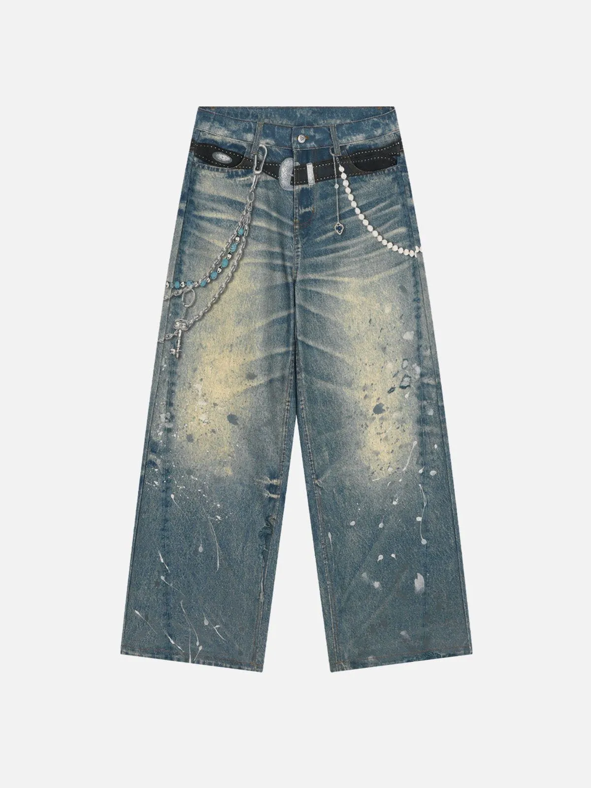 Aelfric Eden Print Washed Jeans sold by Aelfric Eden