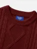 Aelfric Eden Retro 90s Burgundy Red Sweater sold by Aelfric Eden