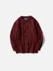 Aelfric Eden Retro 90s Burgundy Red Sweater sold by Aelfric Eden