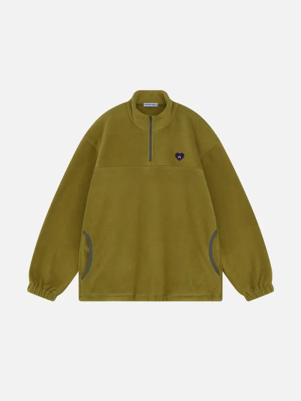 Aelfric Eden Half Zip Up Polar Fleece Sweatshirt sold by Aelfric Eden