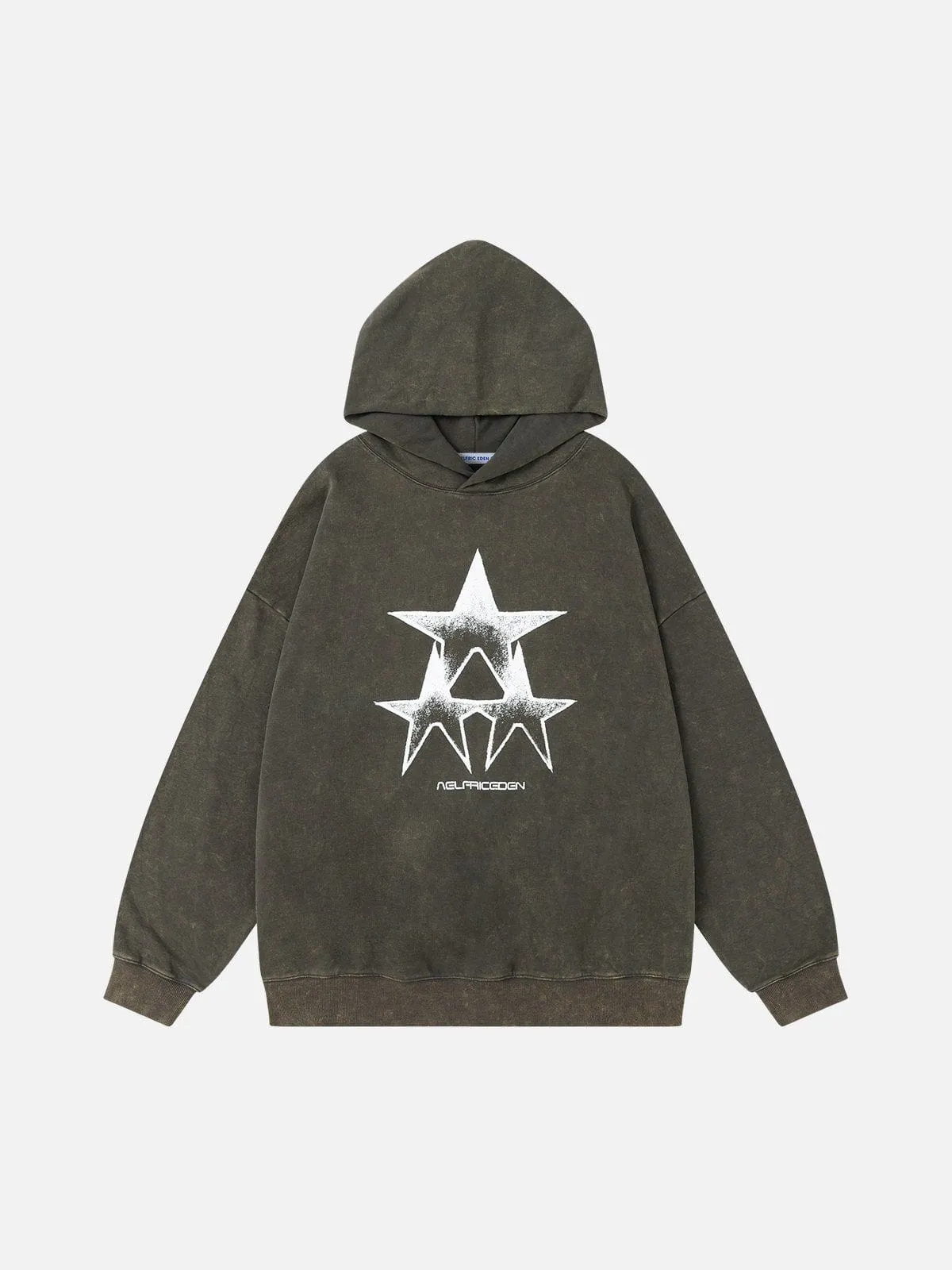 Aelfric Eden Blurring Star Washed Hoodie sold by Aelfric Eden