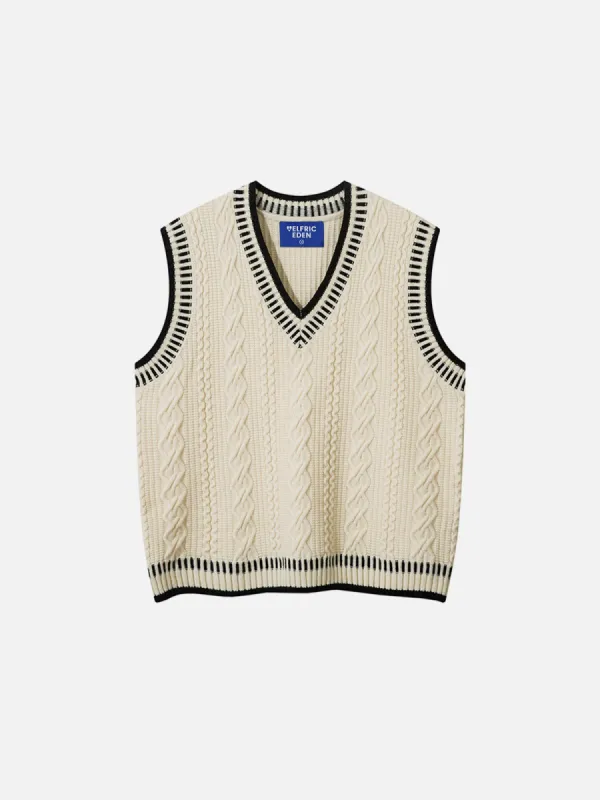 Aelfric Eden Cable-Knit Sweater Vest sold by Aelfric Eden